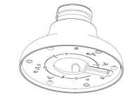 Dahua PFA107 Aufhängeadapter Kamera-Zubehör Aluminium Für Mini PTZ