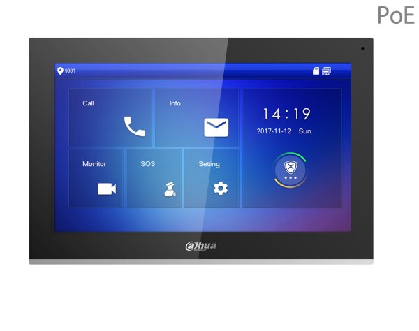 Dahua VTH5441G Monitor PoE schwarz Video-Türsprechanlage 8GB