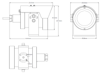 Dahua SDZW2000T-SL-0360B IP Bullet Anti-Korrosion Überwachungskamera 2MP Starlight H.265 H.264 PoE