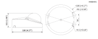 Dahua HAC-HDBW2241FP-A-0280B-S2-DIP HDCVI Dome Überwachungskamera 2MP Starlight 2,8 mm Fixobjektiv