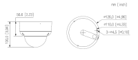 Dahua HAC-HDBW2241RAP-Z-A-DP-S2-DIP HDCVI Dome Überwachungskamera 2MP Starlight 2,7 – 13,5 mm motor Objektiv