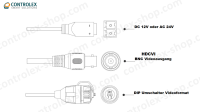 Dahua HAC-HDBW2241RAP-Z-A-DP-S2-DIP HDCVI Dome Überwachungskamera 2MP Starlight 2,7 – 13,5 mm motor Objektiv