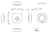 Dahua ARA12-W2(868) AirShield Alarm Sirene Innen